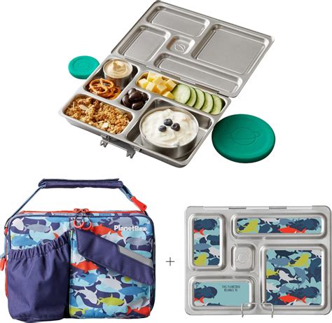 planetbox rover eco-friendly stainless steel bento lunch box|planetbox lunch box set.